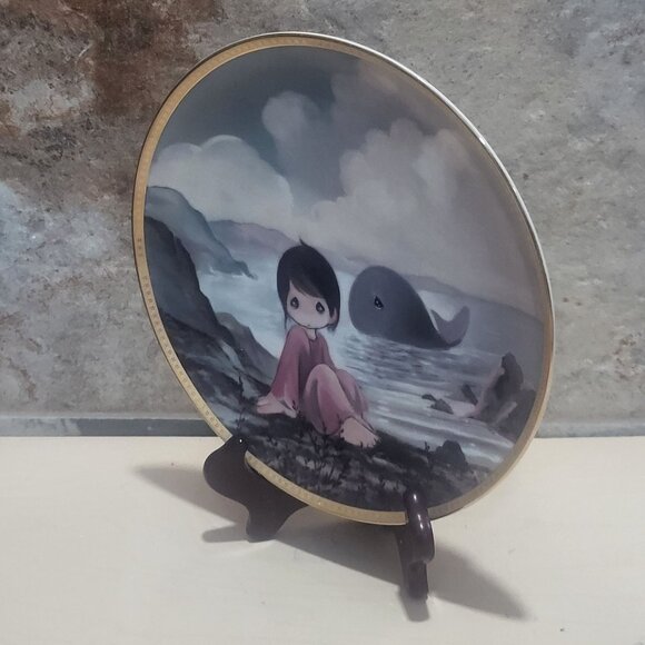 Enesco Precious Moments Jonah And The Whale Decorative Plate The Hamilton Collec - Picture 12 of 12